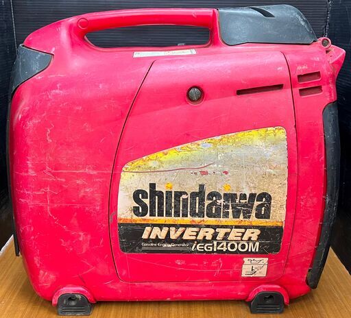 【引取限定】新ダイワ　iEG1400M-R　インバータ発電機　ガソリン　100V　50/60Hz　定格電流13.5A　定格出力1.35kVA　直流出力12V-8.3A