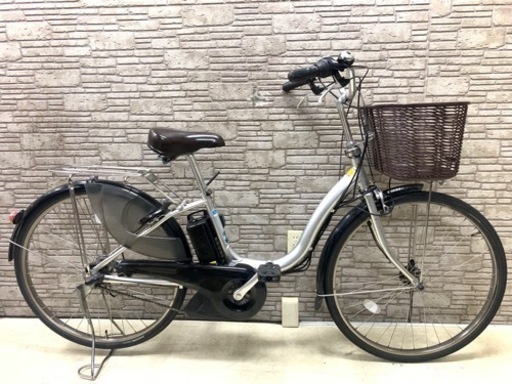 新生活応援SALE 東京23区配達無料　新基準　YAMAHAヤマハ　パスナチュラ　8.7Ah リチウム 電動自転車 中古 ②26インチ