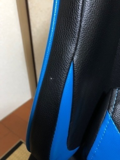 【美品】引き取り限定 Gtracing 909 BLUE オットマン付き ゲーミングチェア