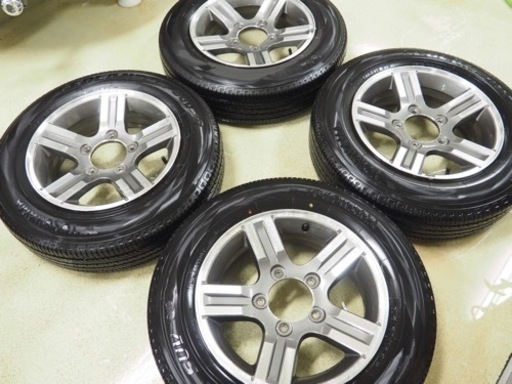 【決まりました】JB23 ジムニー 夏タイヤ4本セット ジオランダー 175/80R16 9分山 タイヤアルミホイール