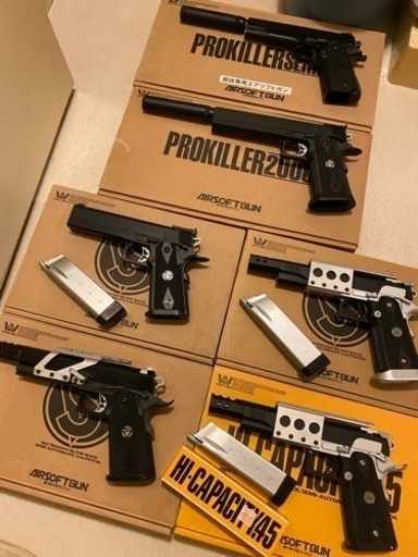 ガスブロエアガンいろいろ