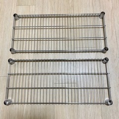 【無料】ダイソー　ジョイントラック用棚　４５ｘ２５ｃｍ　2枚の画像