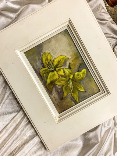 奇跡の1枚！旬の季節の花を描いた一品！