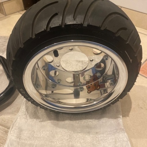 Z50J モンキー　極太　深リム　引っ張り　KEPSPEED 5.5j ホイールタイヤ　中古