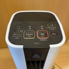 セラミックファンヒーター　HX-GS1-W 2017年製の画像
