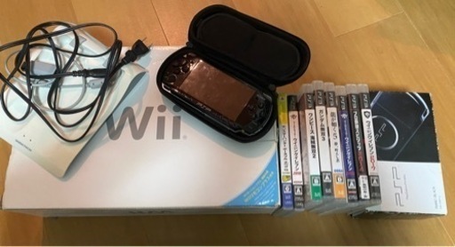 ゲーム 中古 総額2万円 未使用品多数 引取り希望 wii本体 PSP本体 ps3ソフト。