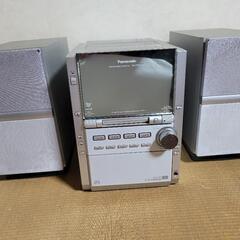 終了　ジャンク品　コンポ Panasonic SAPM77MD 