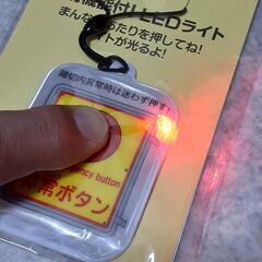 非常ボタンのLEDライトの画像