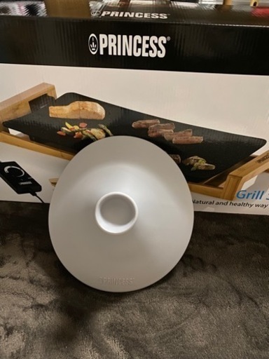 Princess プリンセス　テーブルグリルストーン　ブラック　黒＋専用 フタ