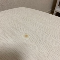 【無料】折り畳み式テーブル　ホワイト　一人暮らし向き！の画像