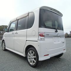 ☆タントカスタムＸ☆スライドドア☆パールホワイトで奇麗です☆車検2年付き☆の画像
