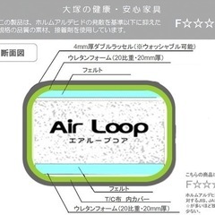 【美品】エアループ クレイ　シングル ノンコイル　マットレス　Airloop