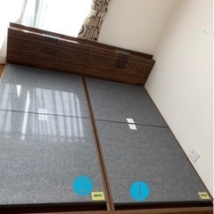 TOKYOインテリア　ベッド＋マットレス2台セットの画像