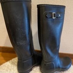 【受渡完了】HUNTER レインブーツ　サイズUK5の画像