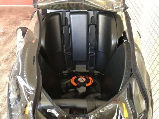 20インチ 子供乗せ自転車 ふらっか～ずシュシュ レインカバー・リアバスケット装備《良品》丸石