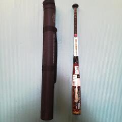 【新品、値下げ】ゼット野球軟式FRPバットブラックキャノンMAX83cm　バットケース付きの画像