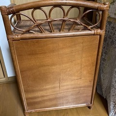 ☆お値引き☆昔懐かしい籐製☆レトロ収納タンス☆自宅保管品の画像
