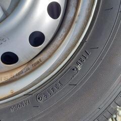 13インチ。165R13。タイヤホイール。6プライ