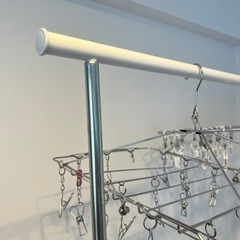 【IKEA】衣装洋服ラック 洗濯物干しの画像