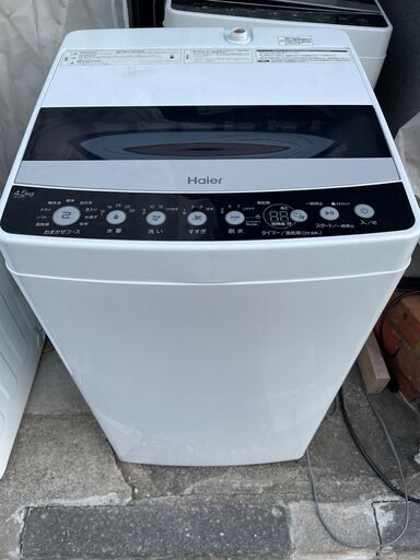 最短当日配送可★無料で配送及び設置いたします★洗濯機　ハイアール　JW-C45D 4.5キロ　2018年製★HIR-6A