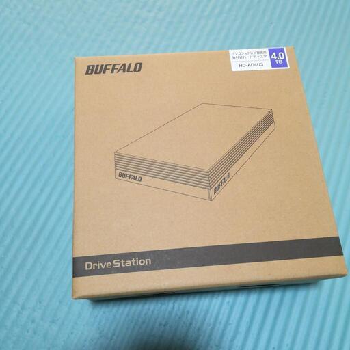 BUFFALO 外付けハードディスク 4TB ブラック HD-AD4U3