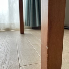 IKEA ダイニングテーブル　チェア二脚の画像