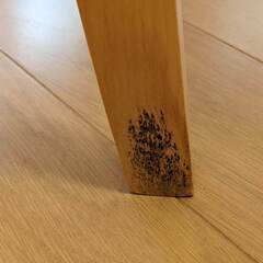 「IKEA」ダイニングセット（拡張可能なテーブルと椅子4脚）の画像