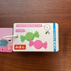ポケットピクチュアカード ひらがな 知育玩具 入園準備 幼児教育 ベビー キッズの画像