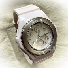 【お取引終了】baby-G BGA-100 ピンクホワイト♡