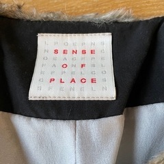 SENCE OF PLACE ファーコートの画像
