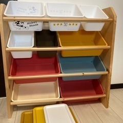 値下げ！トイボックス　おもちゃ箱　収納棚　収納ラックの画像