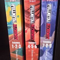 【値下げしました。年末処分予定】【英語版】FULLMETAL ALCHEMIST（鋼の錬金術師）1～9巻（3冊）の画像