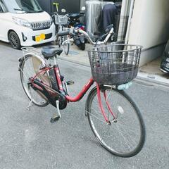 在庫SALE！！電動アシスト自転車　パナソニック　ビビ　ECONAVI新基準　バッテリー8ah 充電器付　チャイルドシート無料！！　の画像
