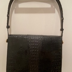 ワニ皮　フォーマルハンドバッグ