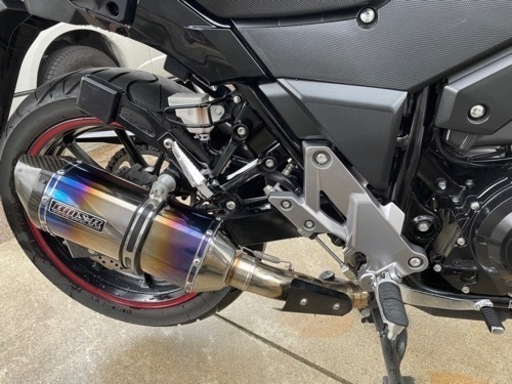 Ｖストローム250 フルパニア　マフラー　ETC