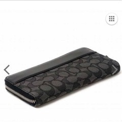 coachの黒の長財布です。 - 北群馬郡