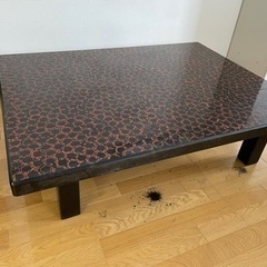 漆塗り　ちゃぶ台　美品　120 × 91