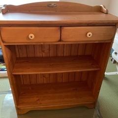 おしゃれお得！チェスト2段収納棚。の画像