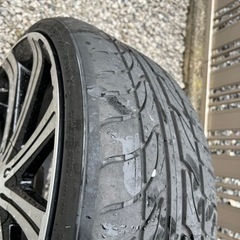 22インチ　アルミホイール　美品　山ありの画像