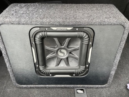 kickerウーファー　KENWOODアンプセット