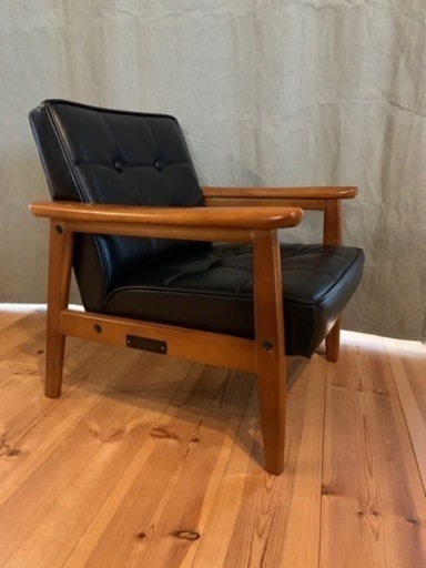 カリモクkチェアミニ　スタンダードブラック