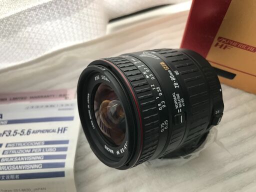 【希少】SIGMA 28-80㎜ F3.5-5.6 mini ZOOM MACRO HF