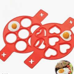 新品J84-1シリコンモールドシリコン型型取り目玉焼きパンケーキ...