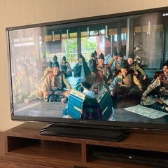 46型テレビ＋ブルーレイレコーダー　セット