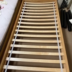 (引取先確定)IKEA FJELLSE シングル　ベッドフレーム、すのこの画像