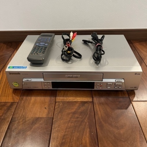 ✨パナソニック✨リモコン付きHi-Fi STEREO VHSプレイヤーNV-HV3G
