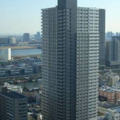 中央区タワーマンション2LDK/都営大江戸線　月島徒歩1分/礼金・仲介手数料無し/初期費用2ヶ月敷金だけ - 中央区