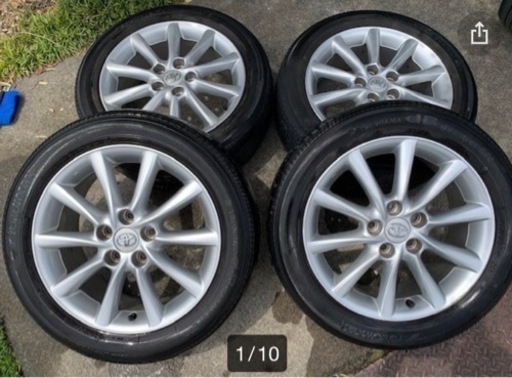 ★ トヨタ純正 エスティマ 50系 215/55R17ホイール4本タイヤ