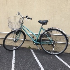 26インチ自転車　LEDオートライト　内装3段変速
