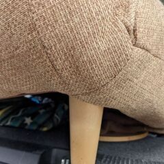 二人用　リクライニングソファ クッション2個付きの画像